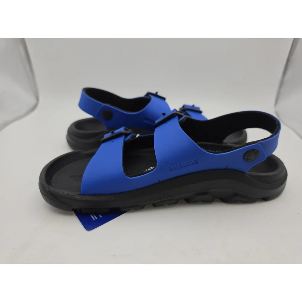 Birkenstock Mogami Kids Sandals — Ultrablue & Black Size Size 35